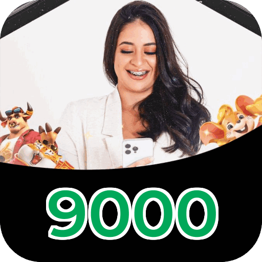 Plataforma 9000 mostrando interface moderna, jogos certificados e recursos de segurança licenciados