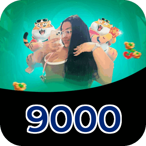 Interface do aplicativo 9000 mostrando jogos disponíveis no iOS e Android